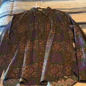 Men's Multicolor Paisley Shirt